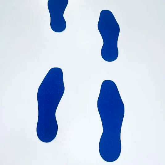 Fodspor 95x265mm - 10 Stk. (5 Sæt a´ 5 Højre + 5 Venstre)