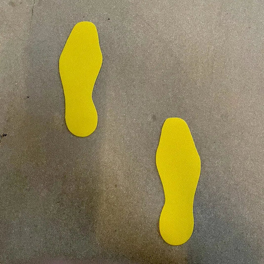 Fodspor 95x265mm - 10 Stk. (5 Sæt a´ 5 Højre + 5 Venstre)-