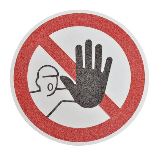 Gulv Skilt - Forbud - Skridsikker