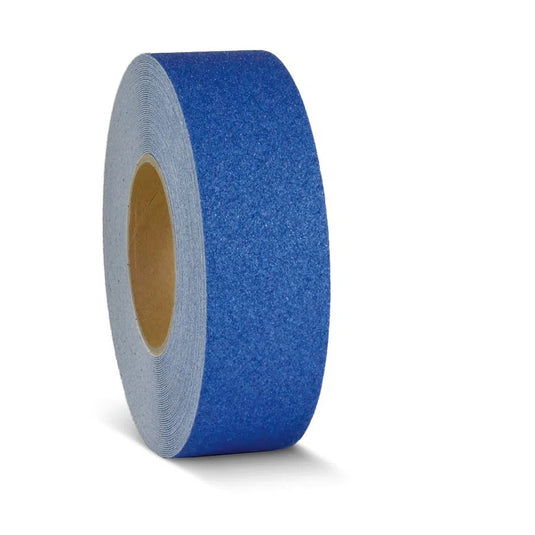 Skridsikker Tape - Universal (Almen Anvendelse)-Blå-Rulle 50mm x 18.3 meter.-R13 (Korn 60)
