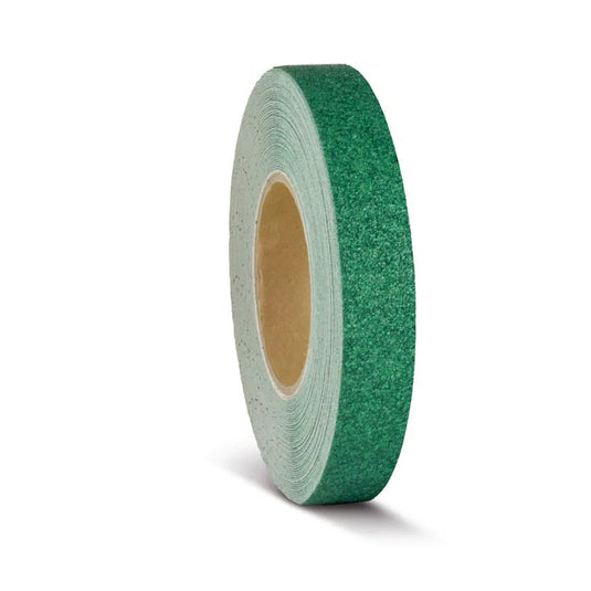 Skridsikker Tape - Universal (Almen Anvendelse)-Grøn-Rulle 25mm x 18.3 meter.-R13 (Korn 60)
