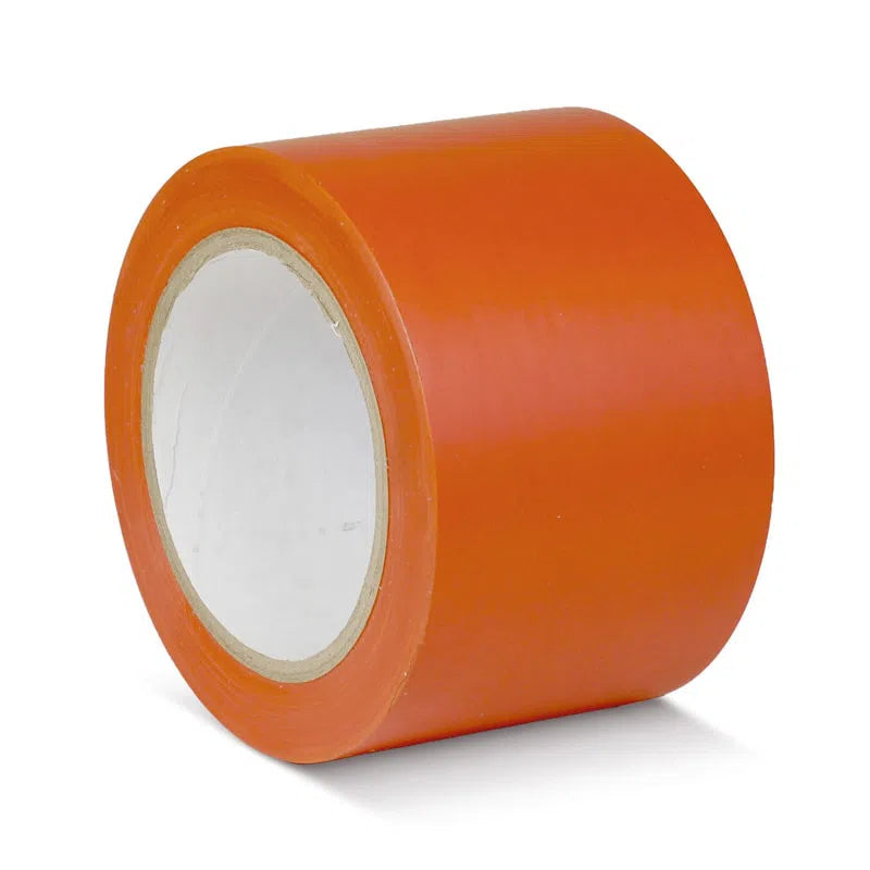 Vis billedet i billedesfremviseren, Gulvmarkeringstape-Orange-75 mm x 33meter
