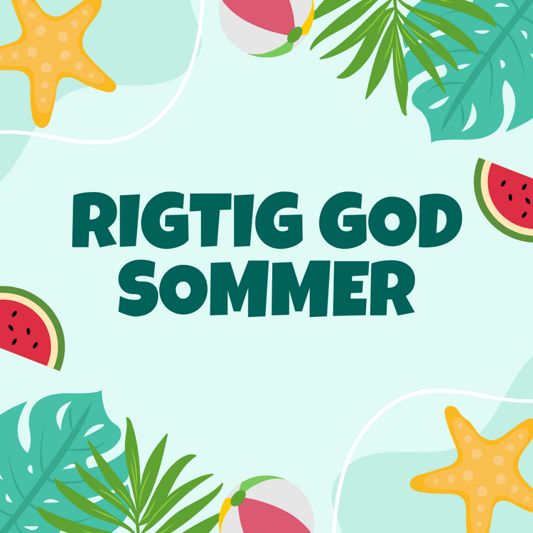 Vi holder sommerferie fra 14. - 28. juli 2025