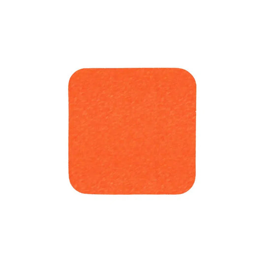 Skridsikker Tape - Signal Farver-Signal Orange-Ark 140x140mm - pakke a´10 stk.-R13 (Korn 60)