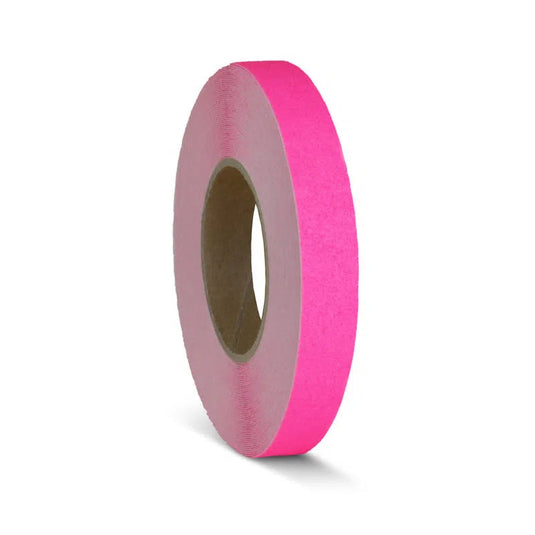 Skridsikker Tape - Signal Farver-Signal Pink-Rulle 25mm x 18.3 meter.-R13 (Korn 60)
