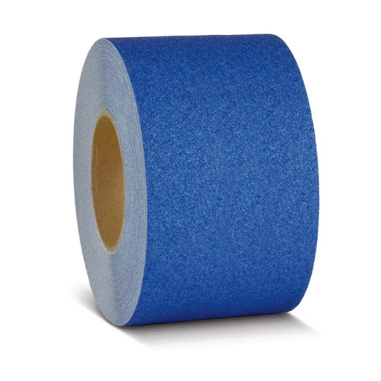 Skridsikker Tape - Universal (Almen Anvendelse)-Blå-Rulle 100mm x 18.3 meter.-R13 (Korn 60)