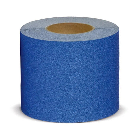 Skridsikker Tape - Universal (Almen Anvendelse)-Blå-Rulle 150mm x 18.3 meter.-R13 (Korn 60)