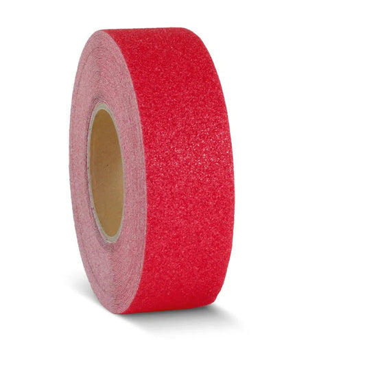 Skridsikker Tape - Universal (Almen Anvendelse)-Rød-Rulle 50mm x 18.3 meter.-R13 (Korn 60)